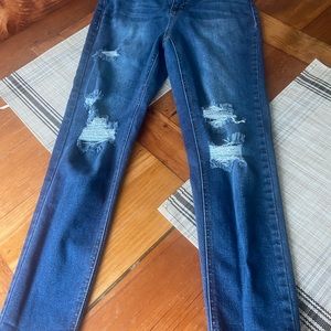 Straight leg jeans